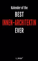 Kalender für Innen-Architekten / Innen-Architekt / Innen-Architektin