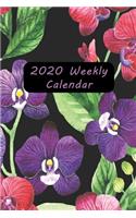 2020 Weekly Calendar: Watercolor Orchids