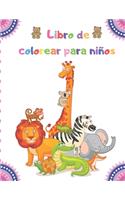 Libro de colorear para niños: 100 animales, incluidos animales de granja, animales de la selva, animales del bosque y animales marinos