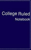 College Ruled Notebook