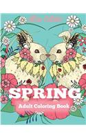 Spring Adult Coloring Book