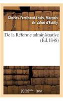 de la Réforme Administrative