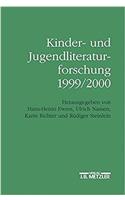 Kinder- Und Jugendliteraturforschung 1999/2000