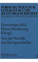 Von Der Novelle Zur Kurzgeschichte