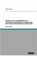 Stellung und Aussagefähigkeit von Länderbewertungsansätzen im Rahmen der internationalen Beschaffungsmarktauswahl