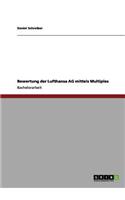 Bewertung der Lufthansa AG mittels Multiples