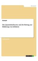 Die Quantitätstheorie und ihr Beitrag zur Erklärung von Inflation: (German)