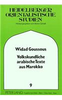 Volkskundliche Arabische Texte Aus Marokko