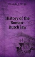History of the Roman-Dutch law
