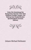 Ueber Die Entstehung Der Romaischen Sprache Unter Dem Einflusse Fremder Zungen: Ein Beitrag Zum Vergleichenden Sprachstudium (German Edition)