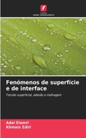 Fenómenos de superfície e de interface