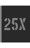 25x