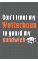 Can't trust my Wetterhoun to guard my sandwich: For Wetterhoun Dog Breed Fans