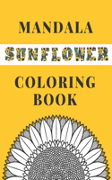 Mandala Sunflower Coloring Book