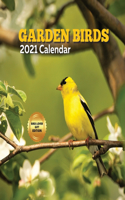 Garden Birds Calendar 2021 - Lover Gift