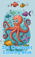 Sea Creatures Coloring Book