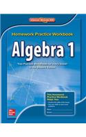 Algebra 1, Homework Practice Workbook: (Merrill Algebra 1)