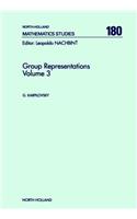 Group Representations: (North-Holland Mathematics Studies)