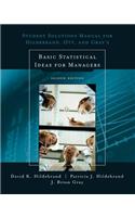 Student Solutions Manual for Basic Statistical Ideas for Managers, 2nd