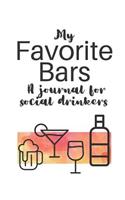 My Favorite Bars: A journal for social drinkers