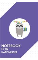 Notebook for Happinesses