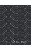 Phone Call Log Book