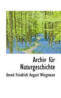 Archiv Fur Naturgeschichte