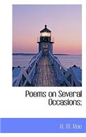 Poems on Several Occasions;