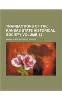 Collections of the Kansas State Historical Society Volume 13