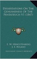 Dissertations on the Genuineness of the Pentateuch V1 (1847)