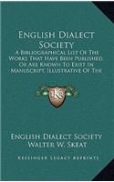 English Dialect Society