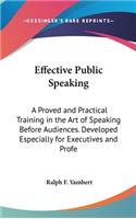 Effective Public Speaking