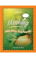 Thinking While Sitting on a Pumpkin