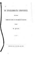 De epigrammatis Simonideis: (Latin)