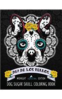 Dia De Los Perros Dog Sugar Skull Coloring Book