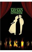 Bride Groom Memo Notebook