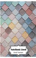 Notebook Lined: Tiles: 120 Blank Lined Page Softcover Journal, 5.5 X 8.5 (Blank Notebook Journal)