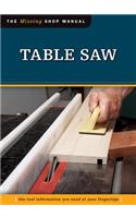 Table Saw (Missing Shop Manual)