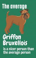 The average Griffon Bruxellois is a nicer person than the average person: For Griffon Bruxellois Dog Fans
