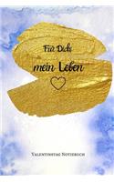 Für Dich! Mein Leben: A5 Notizbuch KARIERT LIEBLINGSMENSCH - GESCHENKE - PÄRCHEN - FREUNDIN - FREUNDSCHAFT - FREUNDINNENBUCH - VALENTINSTAG - GESCHENKIDEE - PÄRCHENBUCH
