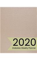 2020 Diabetes Weekly Planner