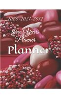 three Years Planner 2020-2021-2022