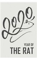 2020 Year of the Rat Lined Journal