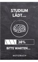 Studium lädt... 38% Bitte warten... Notizbuch: A5 Notizbuch BLANKO witziger Spruch für zukünftige Ärzte - Medizinstudium - Studentennotizbuch - Mediziner Tagebuch - Physikum - Studienbeginn