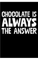Chocolate Is Always The Answer