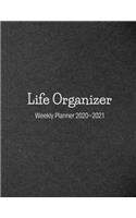 Life Organizer Weekly Planner 2020-2021: Weekly Planner With 2 Year Calendar 20202021, size 8.5 X 11 Inch(letter Size)