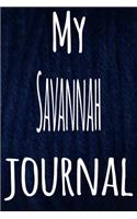 My Savannah Journal: The perfect gift for the lover of cats in your life - 119 page lined journal!