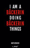Notizbuch für Bäcker / Bäckerin