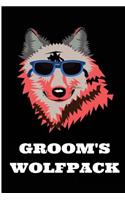 Grooms Wolfpack: Blank Lined Journal - Groomsmen Gifts for Men