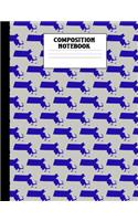 Composition Notebook: Massachusetts Composition Book College Ruled State Design Lined 100 Page Journal for Primary Elementary Middle Jr. or High School Students